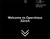 Tablet Screenshot of opernhaus.ch